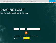 Tablet Screenshot of imagineican.com